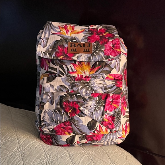?BALI Floral Print Backpack - Actual Souvenir from Bali ? main image 7